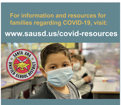  SAUSD COVID-19 INFORMATION & RESOURCES